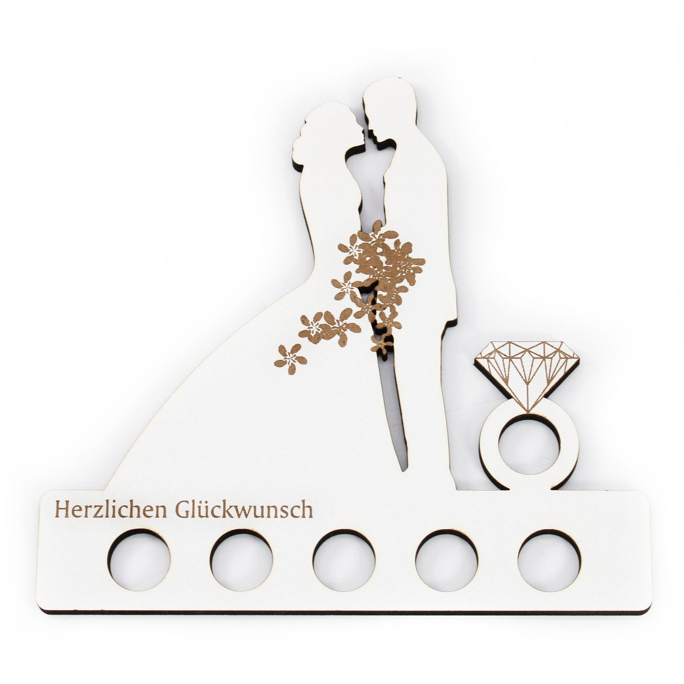 Dekolando Geschenkkarte Geschenk Hochzeit Geldgeschenk Brautpaar Hochzeitsgeschenk