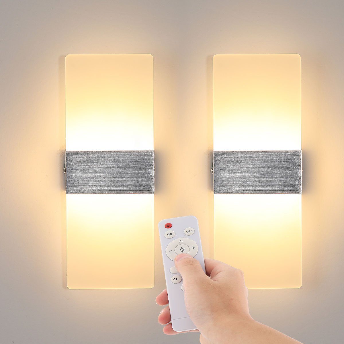 oyajia Wandleuchte 12W Dimmbar LED Wandleuchte günstig online kaufen