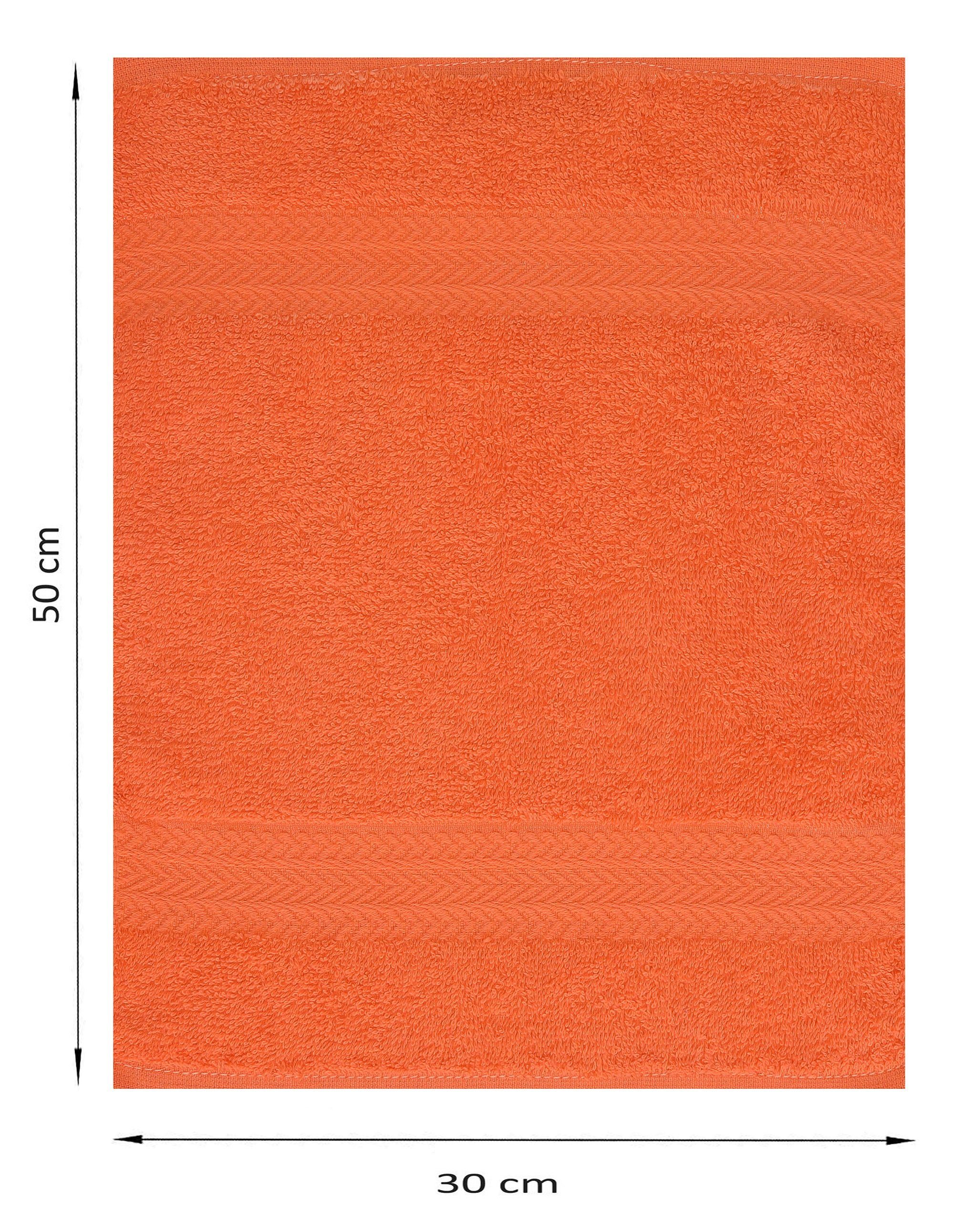 Gästetücher cm Stück 100% Baumwolle Gästehandtücher blutorange, Farbe 30x50 Baumwolle Betz Premium 20 100%