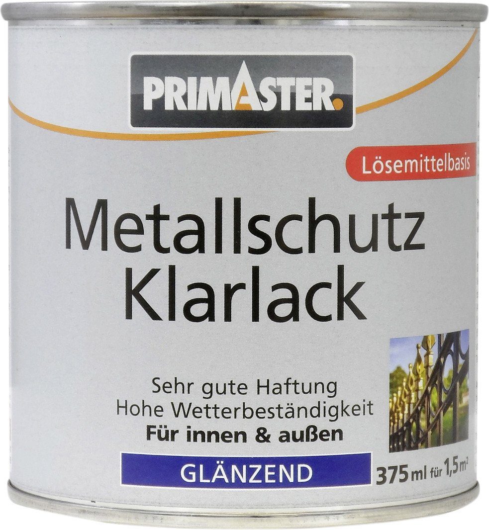 Metallschutzlack Primaster Metallschutzklarlack 375 ml glänzend