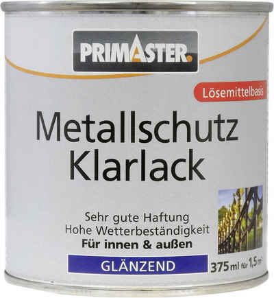Primaster Metallschutzlack Primaster Metallschutzklarlack 375 ml glänzend