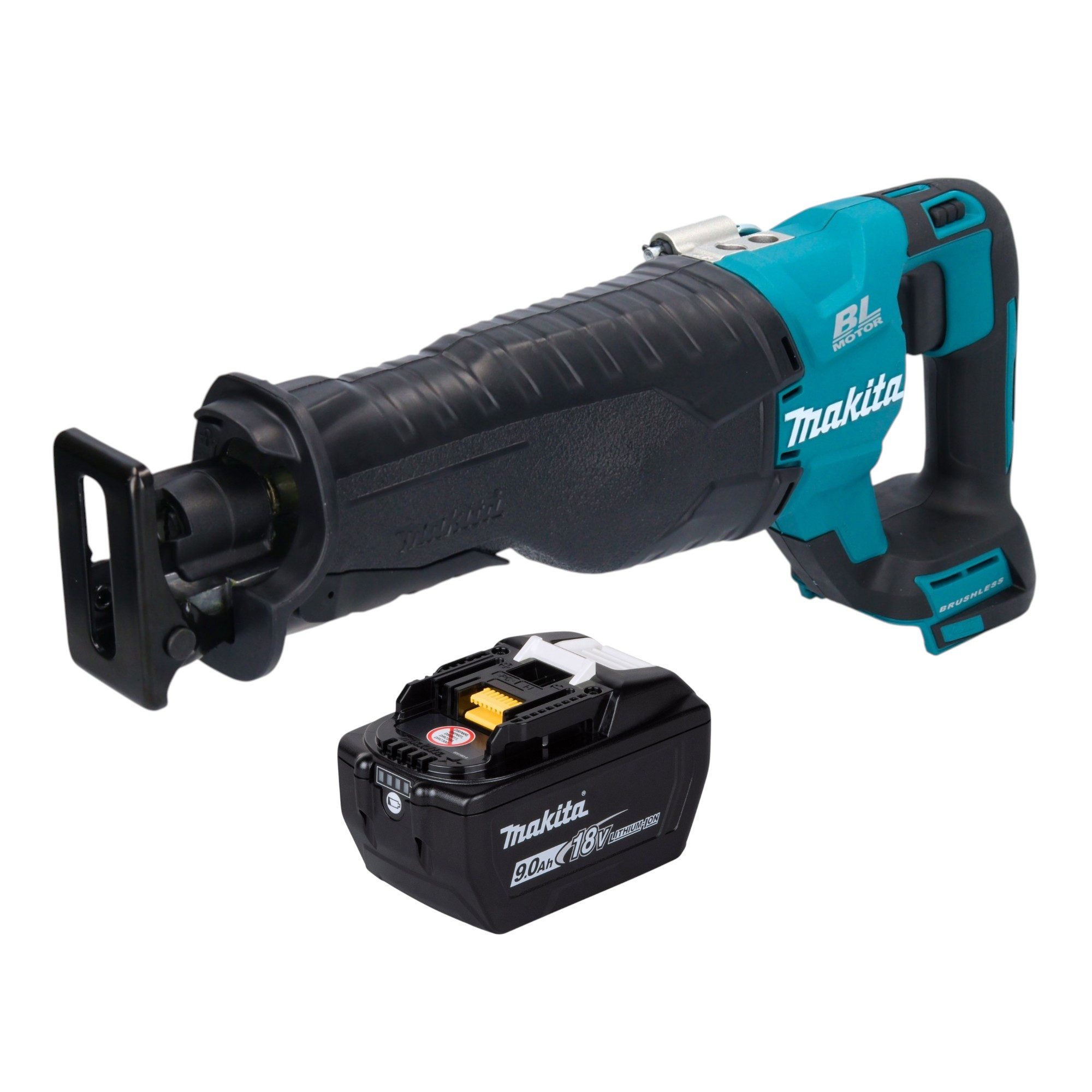 Makita Akku-Reciprosäge DJR 187 Z Säbelsäge 18 V Brushless + 1x Akku 9,0 Ah - ohne Ladegerät