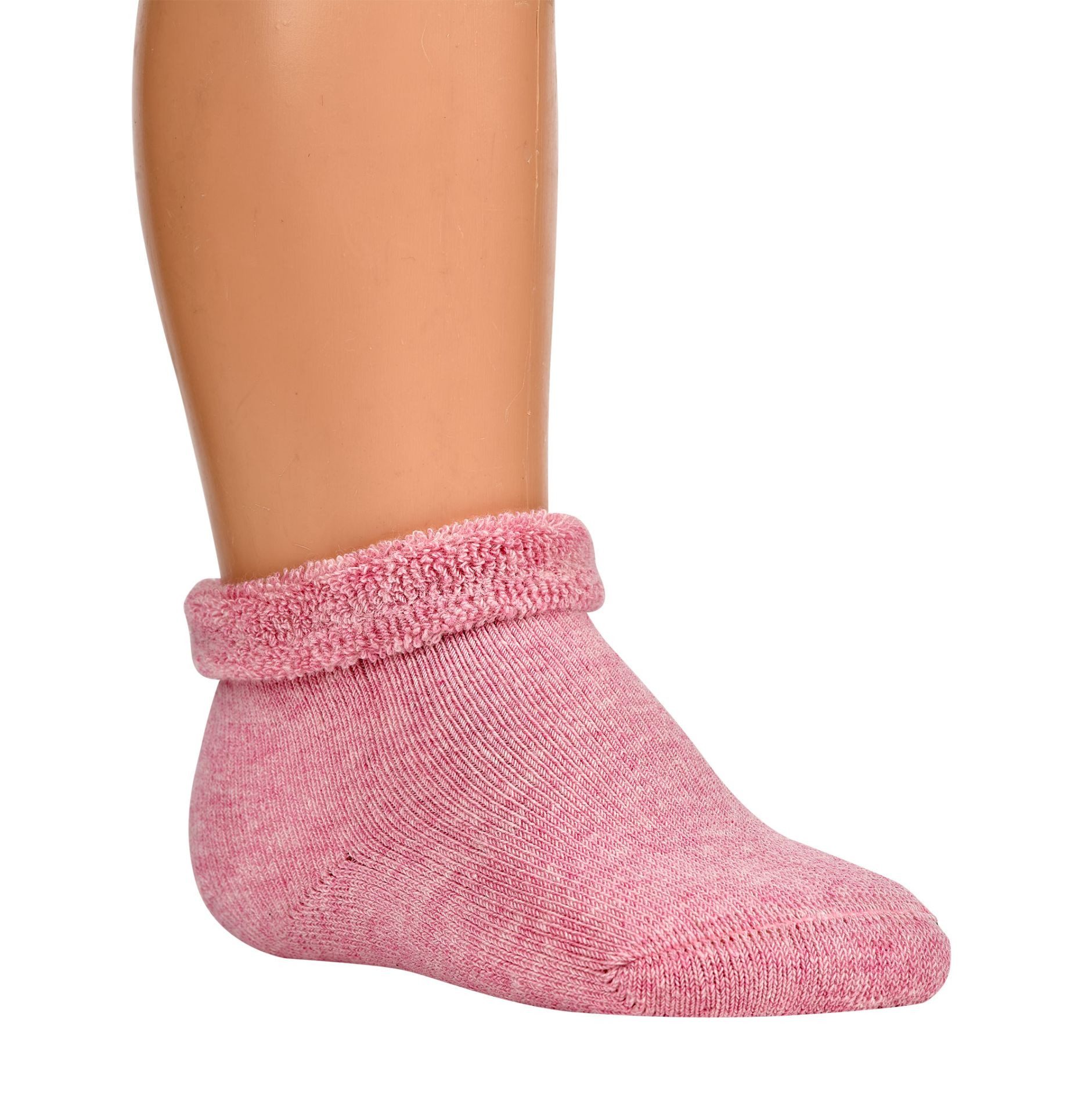Socken 2 Paar Baby-Socken, Erstlings-Söckchen, mit Bio-Baumwolle, Vollfrottee