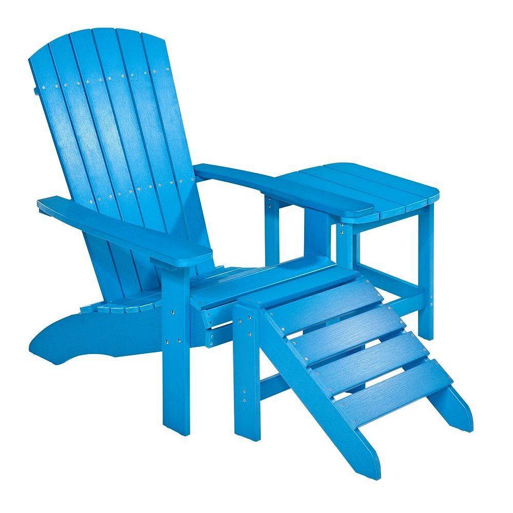 NEG Gartenstuhl NEG Adirondack Tisch/Beistelltisch MARCY blau