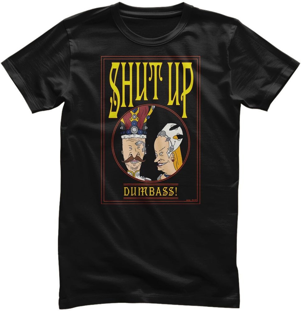 BEAVIS and BUTT-HEAD T-Shirt Shut Up Dumbass! T-Shirt
