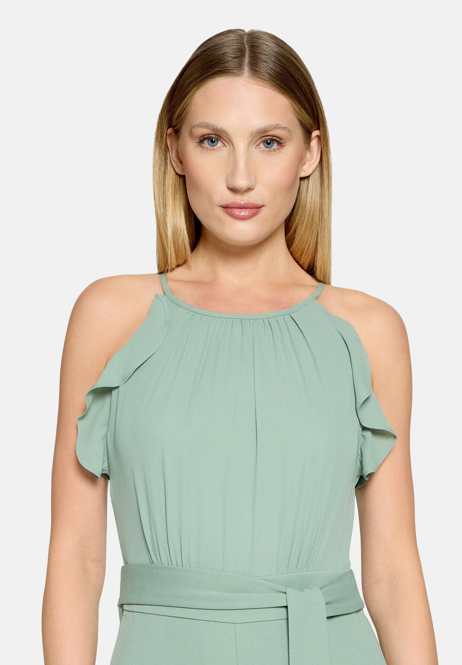 Vera Mont Overall Damen mit Volant (1-tlg) Bindeband