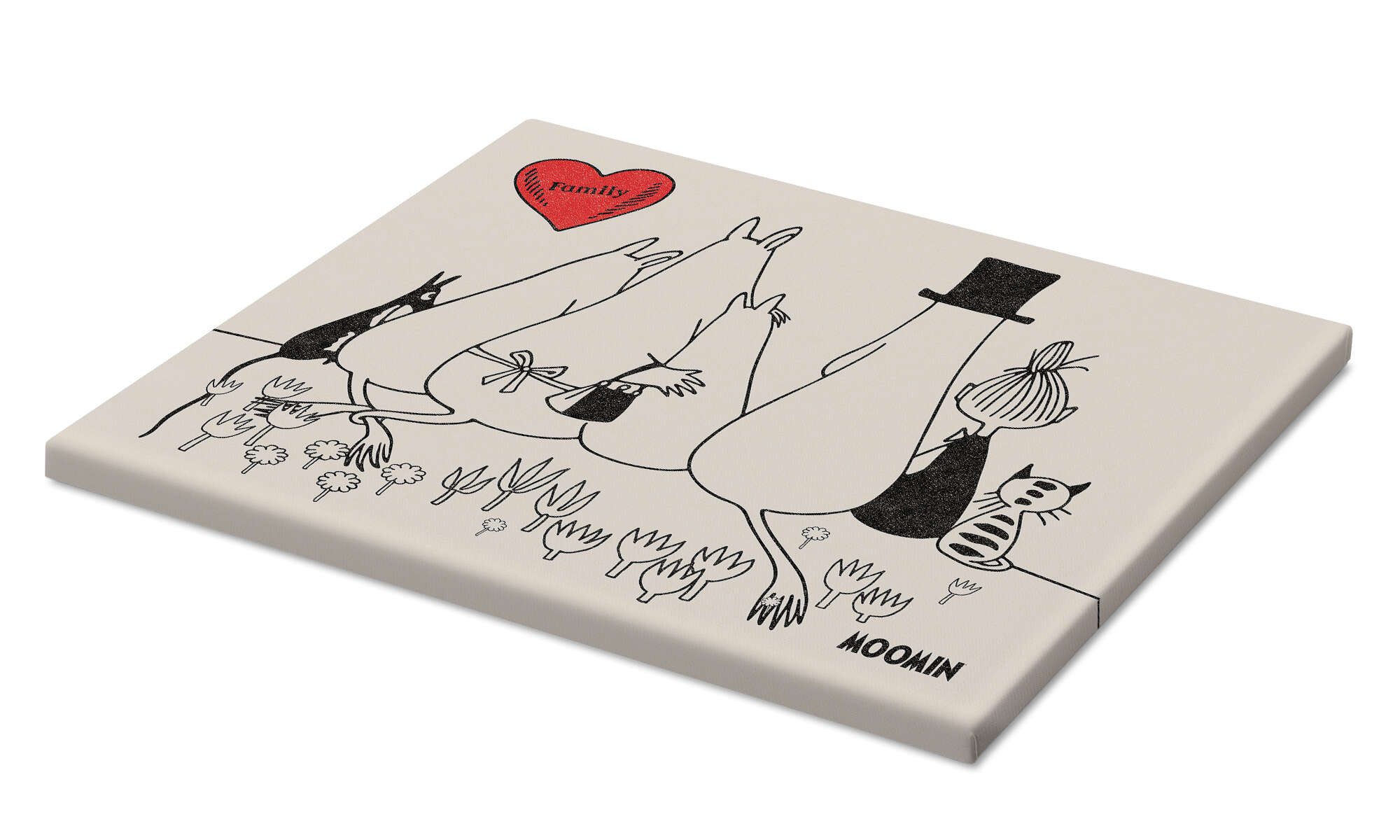 Posterlounge Poster Moomin, Moomin Family, Babyzimmer günstig online kaufen
