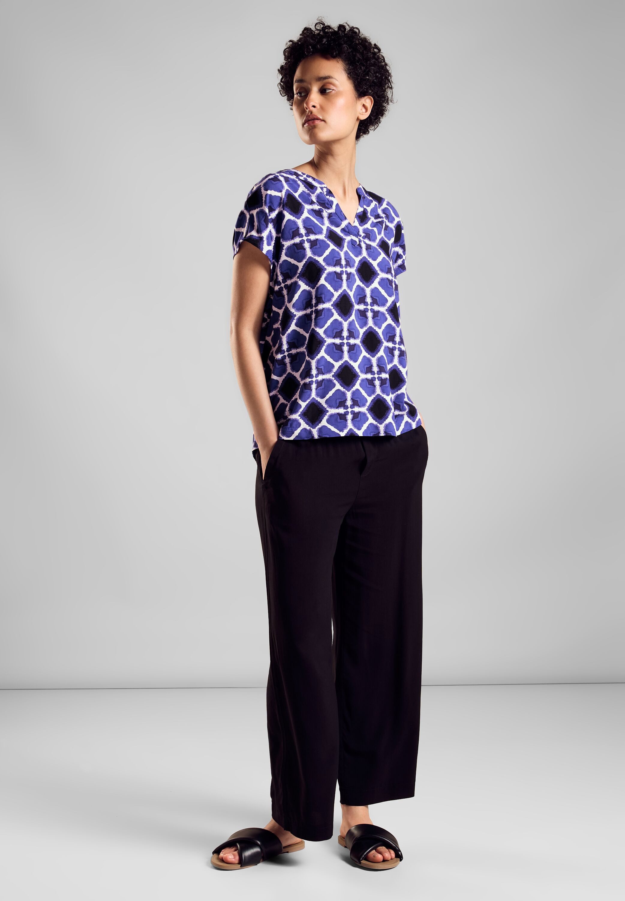STREET ONE Blusentop mit All-Over Print