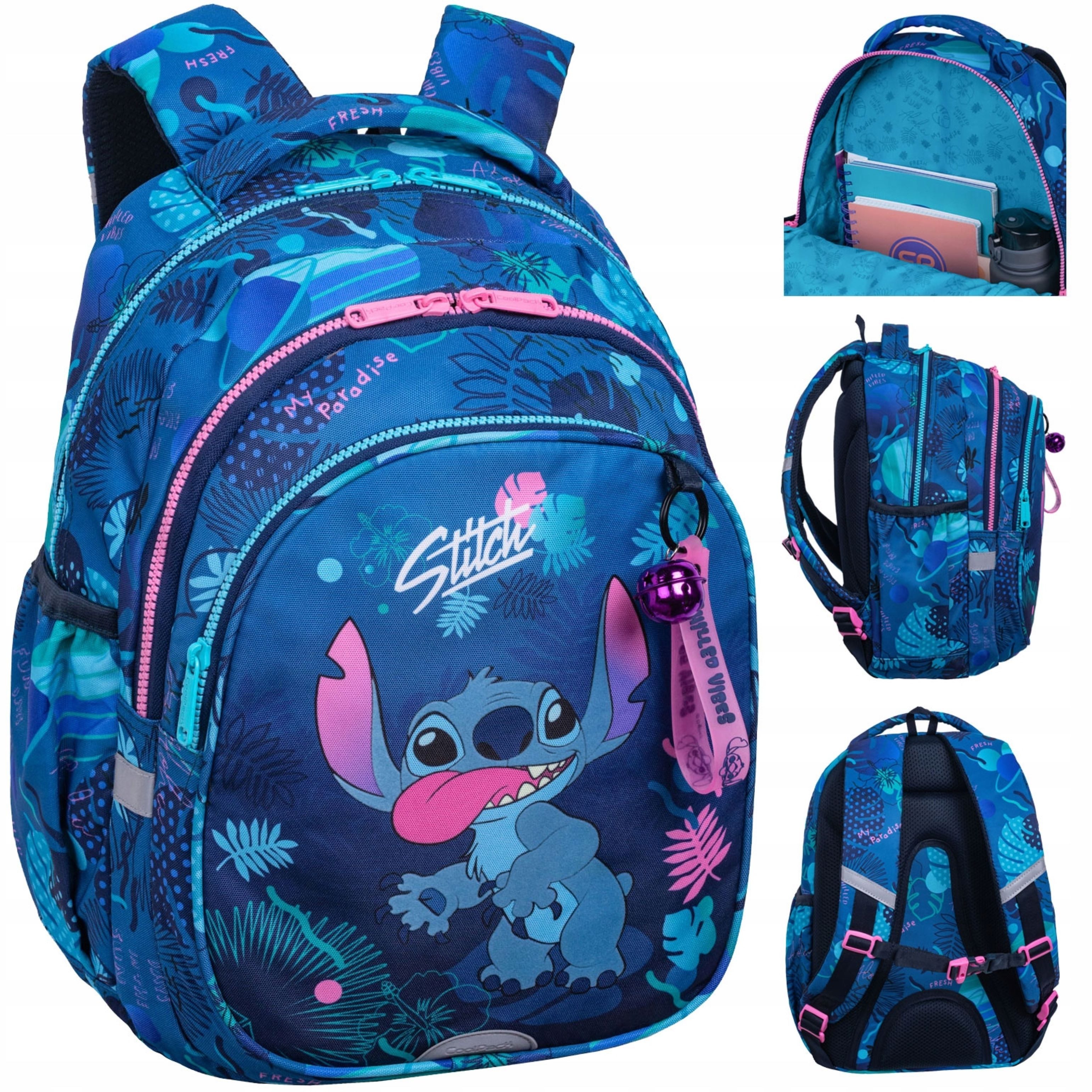 Lilo & Stitch Rucksack CoolPack Jerry Schulrucksack Stitch & Lilo – Ergonomisch, leicht, 21L