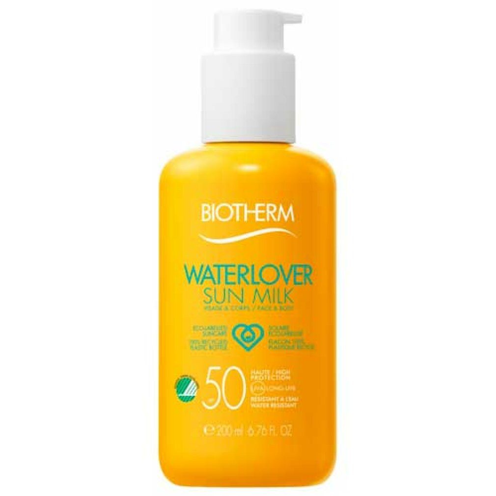 BIOTHERM Sonnenschutzcreme Sun Waterlover Sun Milk SPF50 200ml