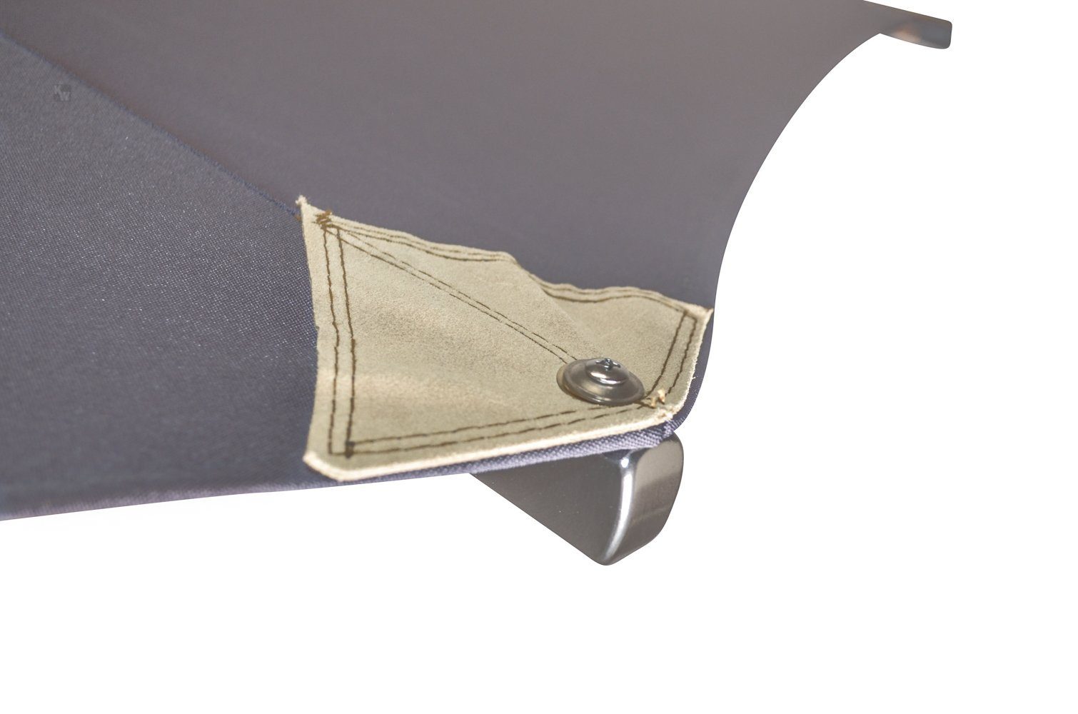 Kai Wiechmann Sonnenschirm Stylischer Balkonschirm 350 cm als hochwertiger Schattenspender, Gartenschirm aus Holz mit Windauslass & UPF 50+