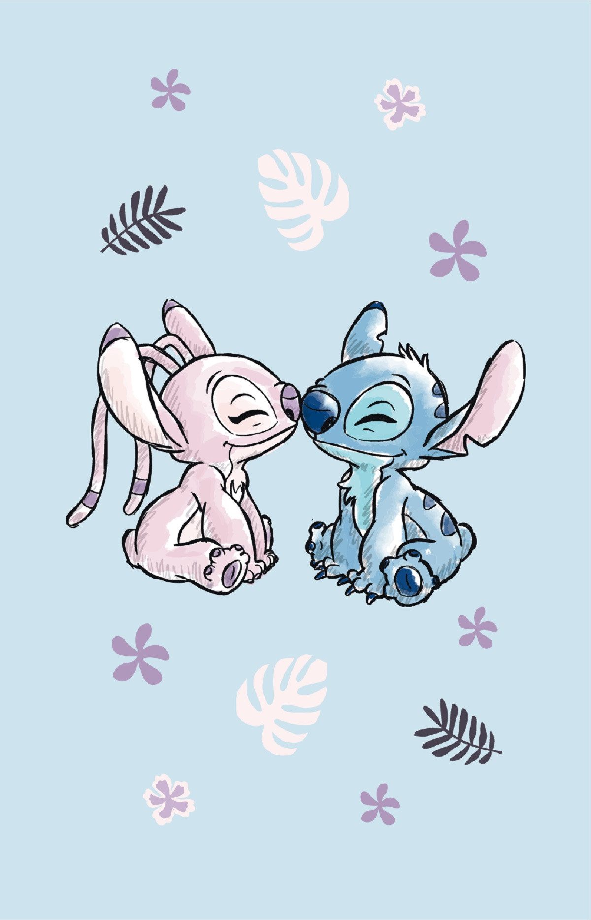 Lilo & Stitch Handtuch Handtuch 100% Baumwolle, 30x50 cm, schnelltrocknend günstig online kaufen