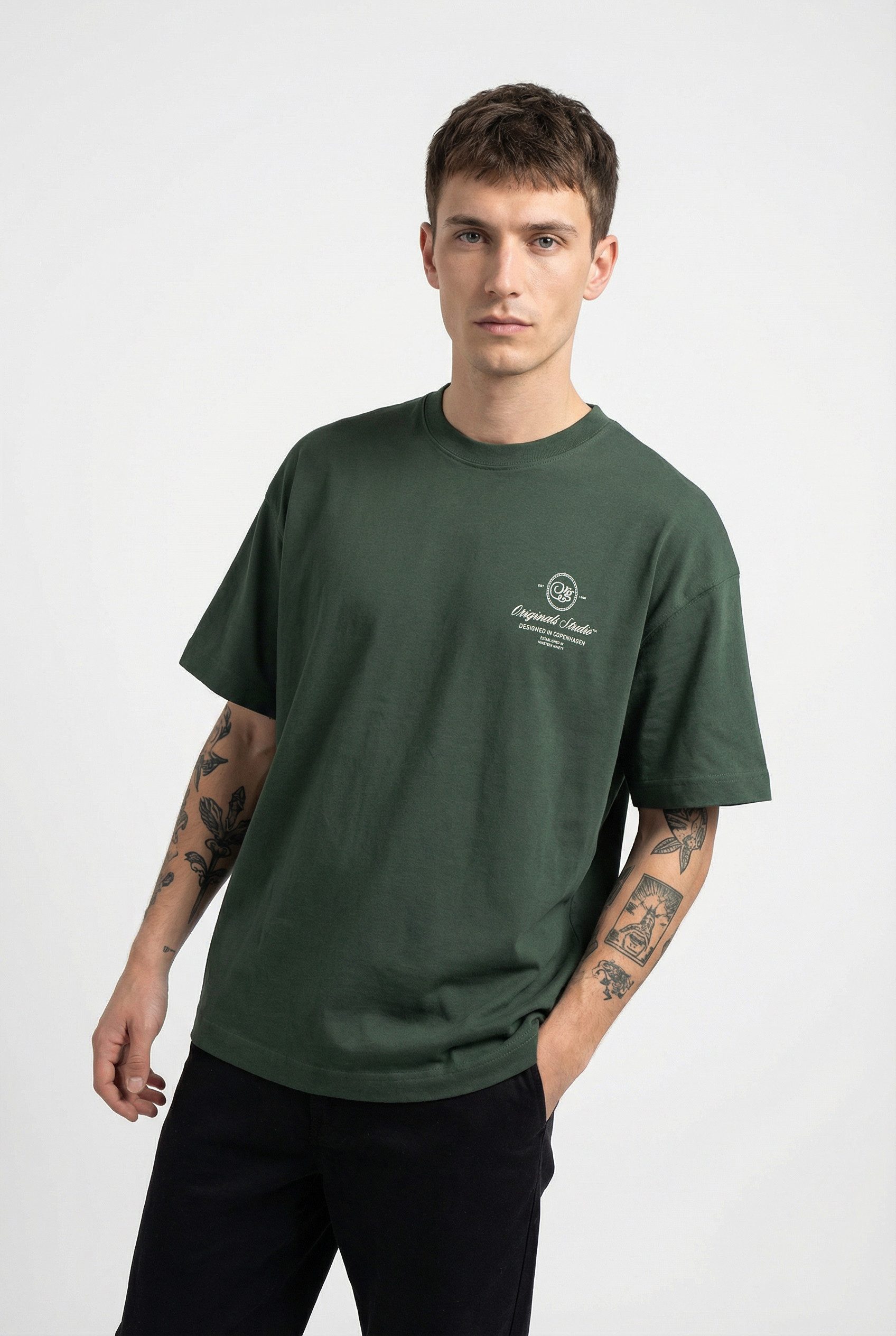 Jack & Jones T-Shirt JORNIAGARA MINIMAL TEE SS CREW NECK