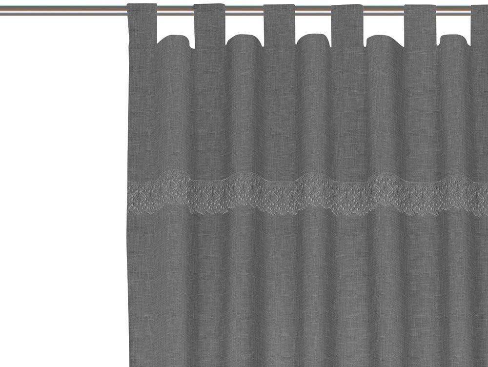 Wirth Vorhang Wiessee (1 St), Schlaufen, blickdicht, Jacquard