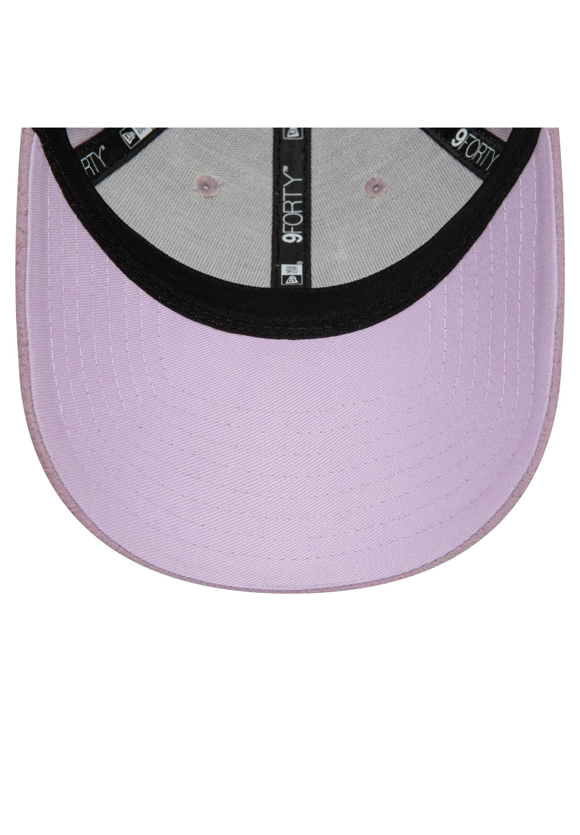 New Era Baseball Cap Los Angeles Dodgers MLB Bubble Stitch Lila 9Forty Verstellbare Damen C (1-St)