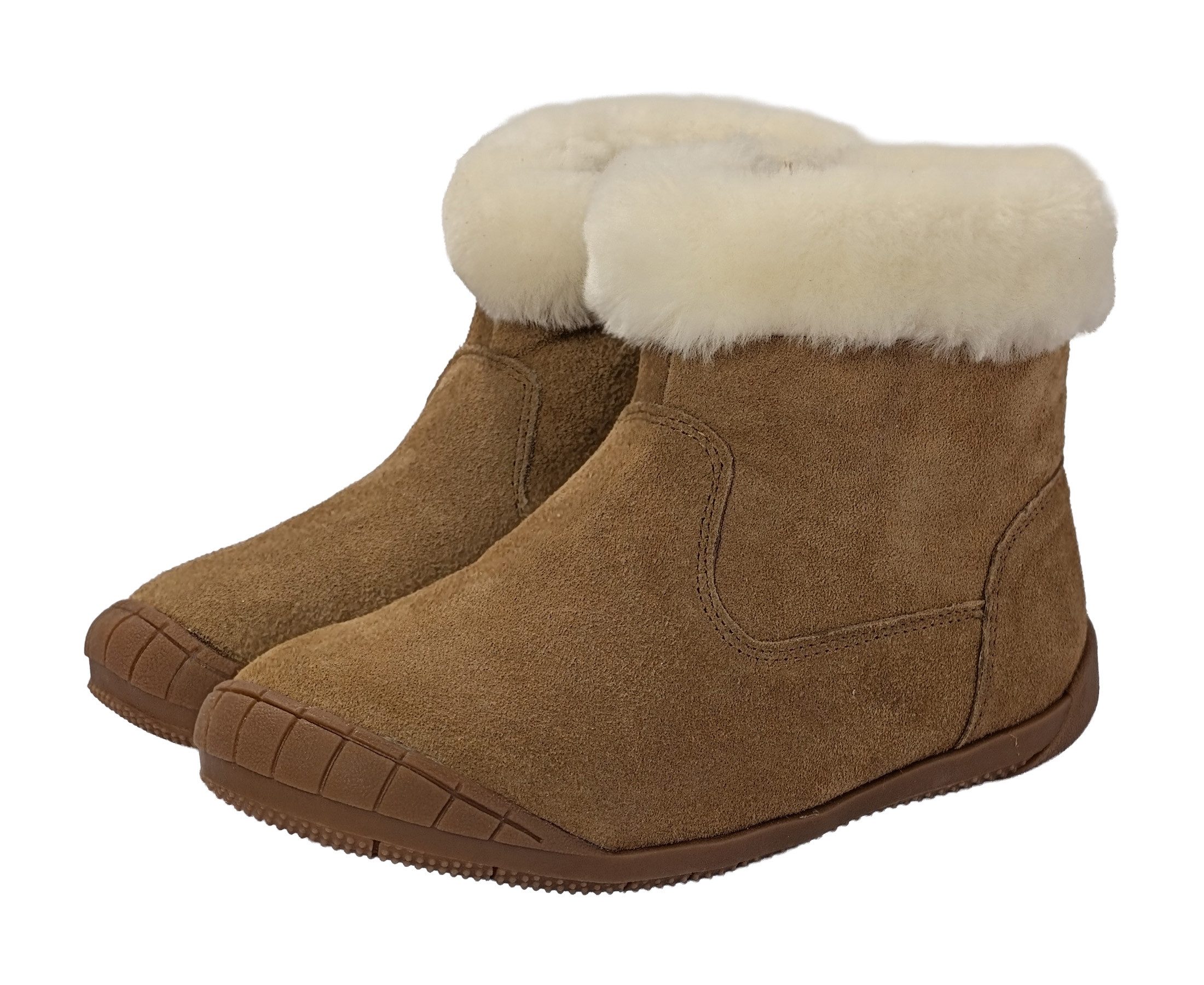 Reissner Lammfelle Lammfell Kinder Boots Modell LAKI Veloursleder Stiefeletten Stiefelette (1-tlg)