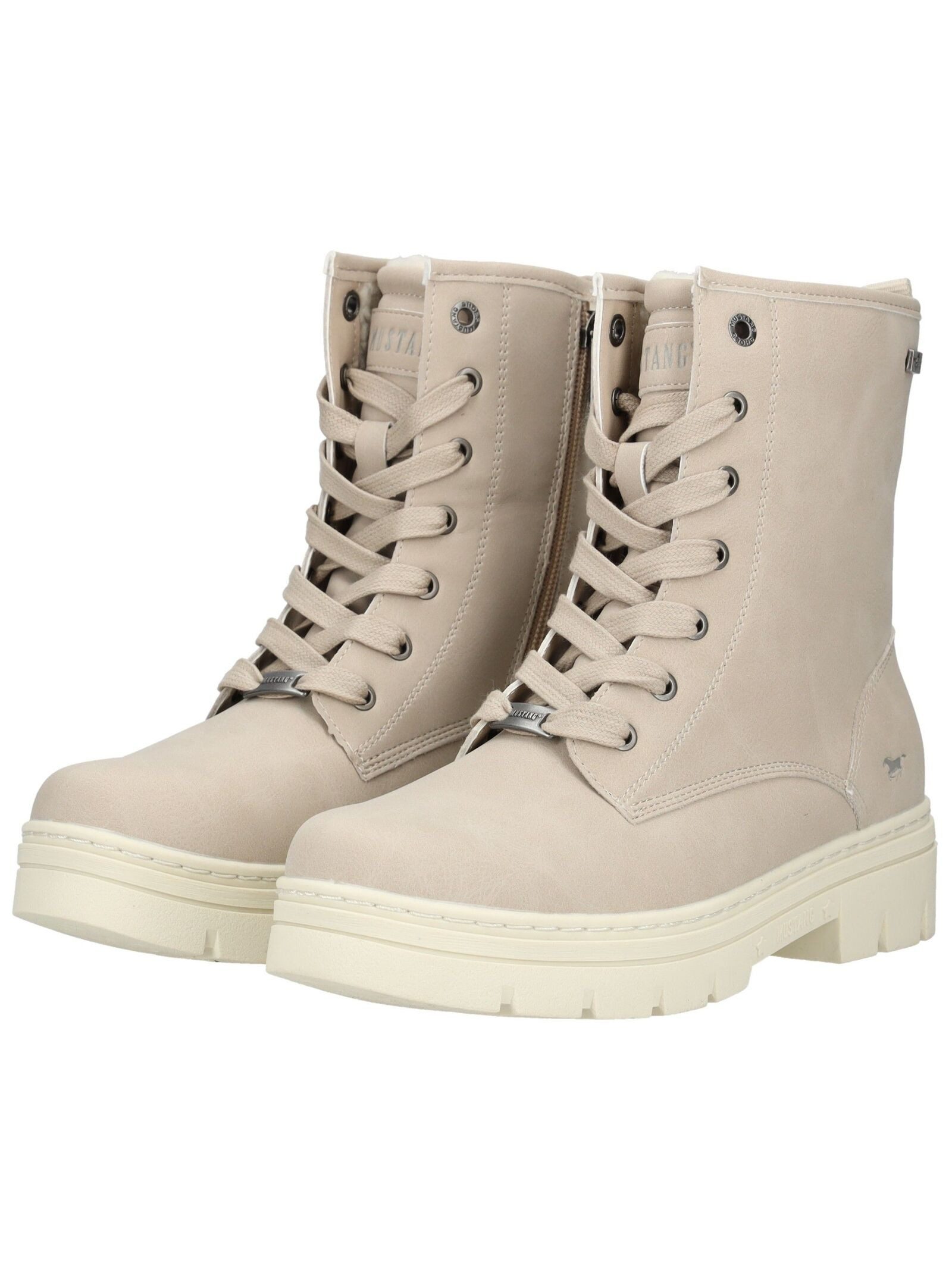 Mustang Shoes Mustang Shoes Stiefelette Lederimitat Schnürstiefelette – Bild 4 von 5