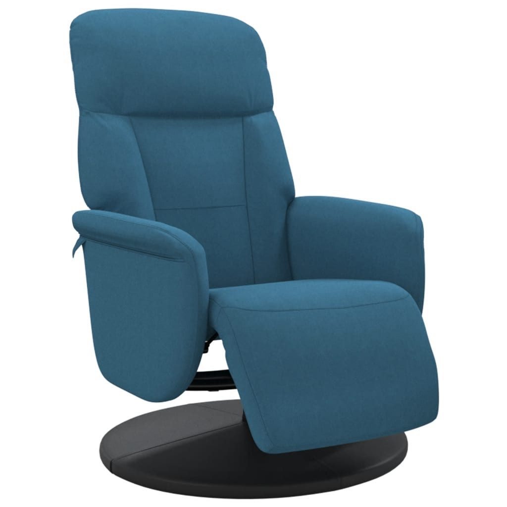 vidaXL Sessel Relaxsessel mit Fußteil Blau günstig online kaufen