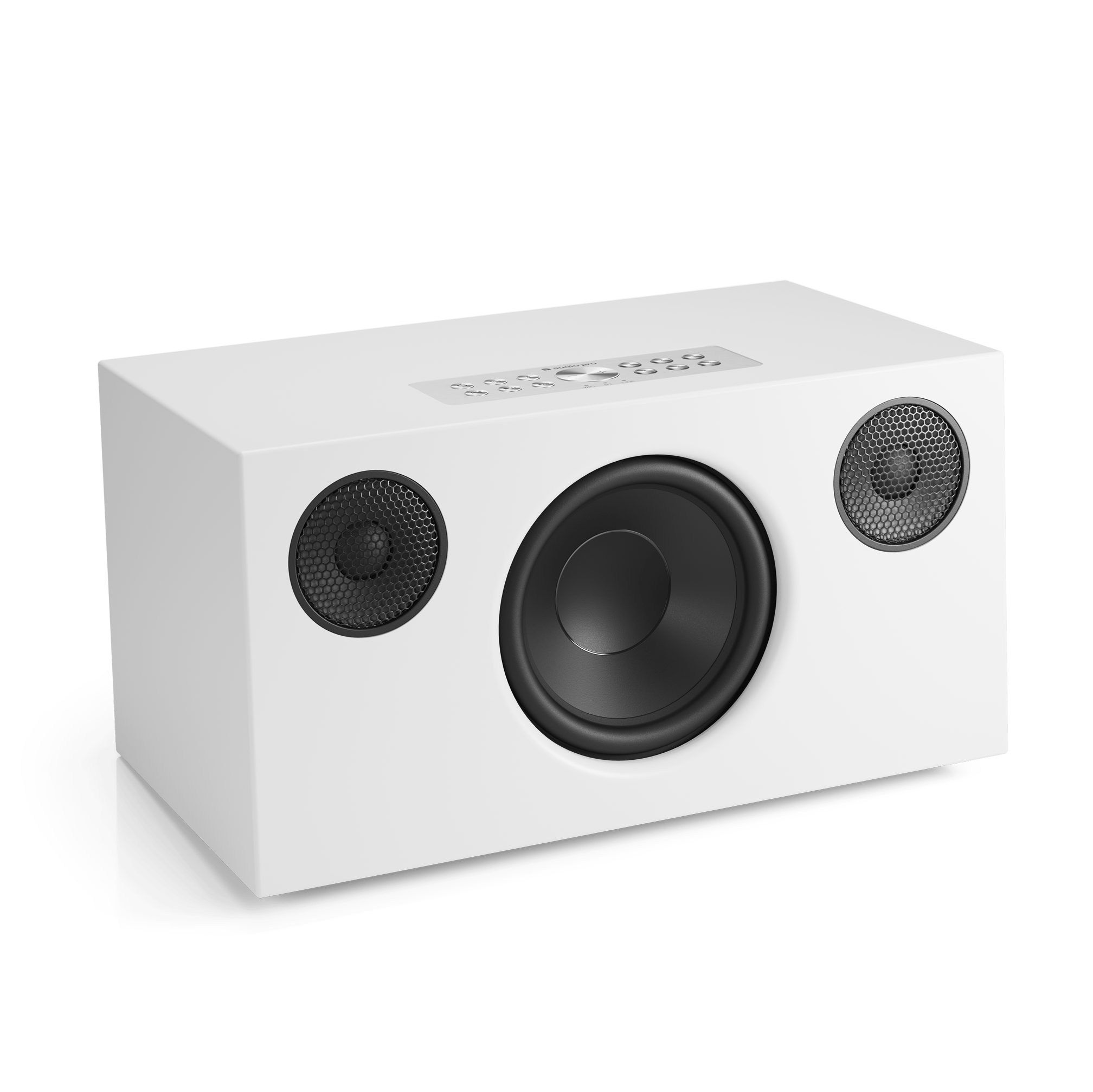 Weiß Multiroom-Lautsprecher Audio Wireless C10 Multiroom Lautsprecher) MKII (Bluetooth, (WiFi), Pro WLAN