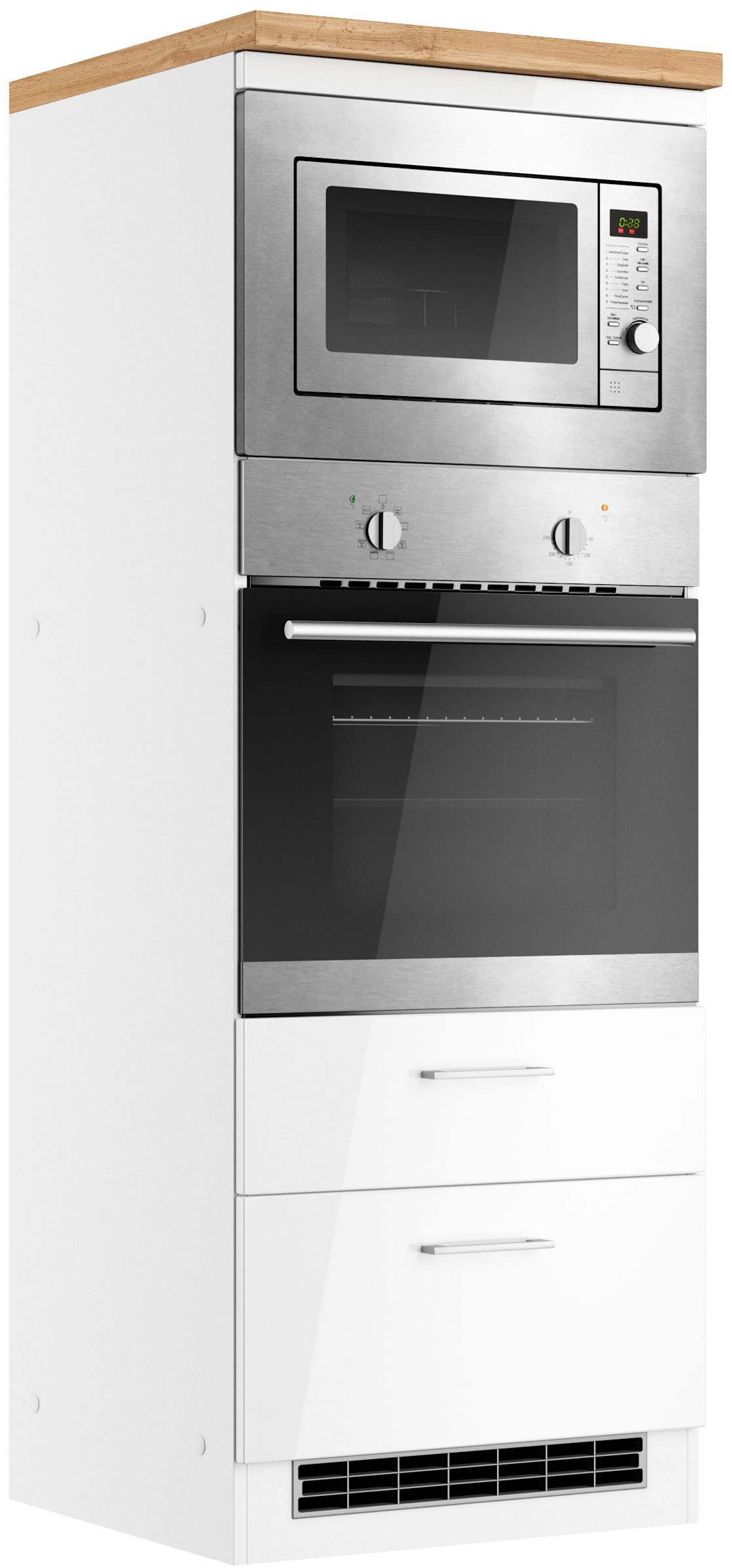 KOCHSTATION Backofenumbauschrank KS-Milan Mikrowellen-/Backofenkumbau 60 cm günstig online kaufen