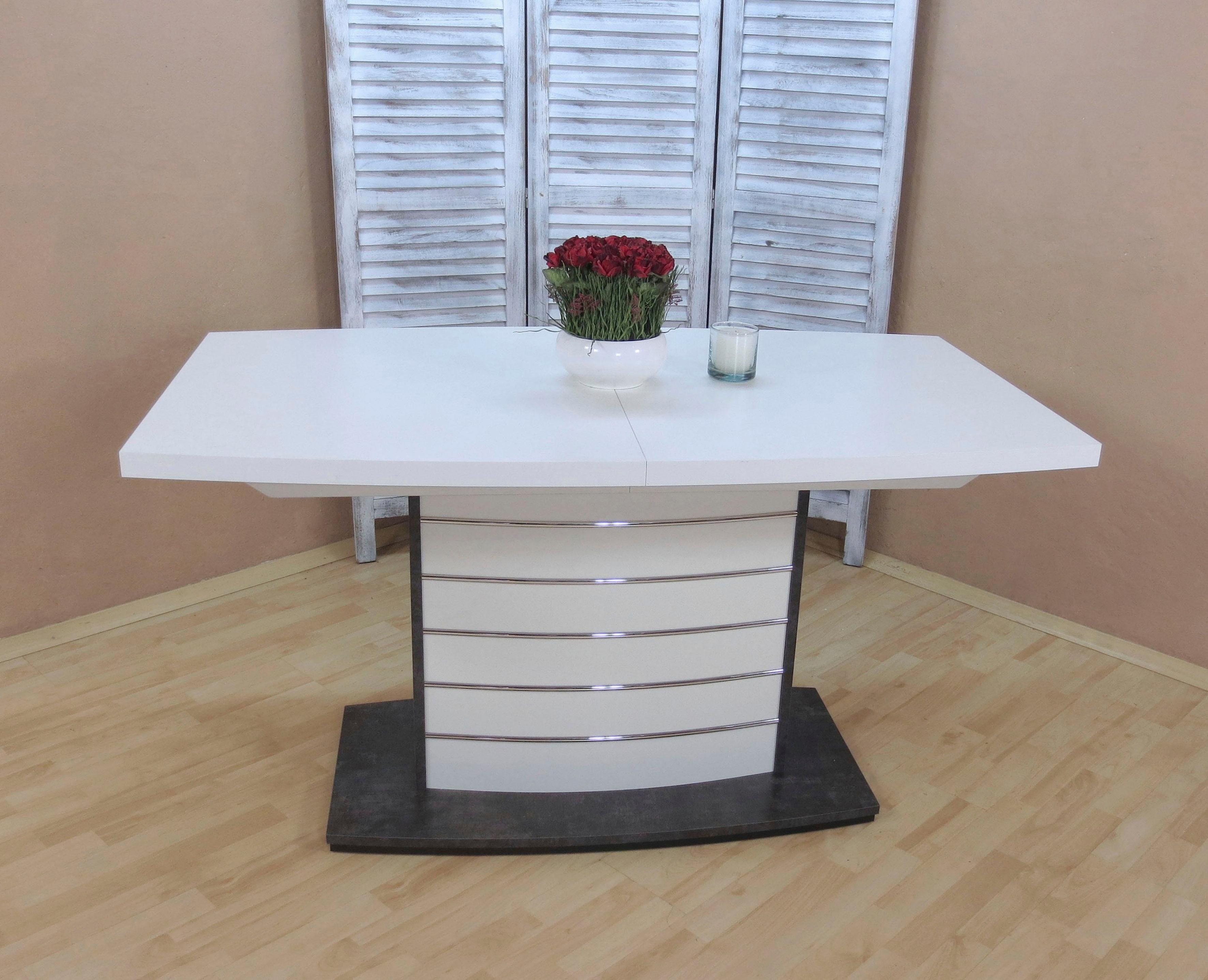 INOSIGN Esstisch Malibu, ausziehbar auf 180 cm