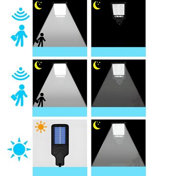 Retoo LED Solarleuchte Solarleuchte Bewegungsmelder Solarlampen Außen Sensor, LED fest integriert, lange Zeit des Leuchtens, einfache Montage, 3 Moden des Leuchtens