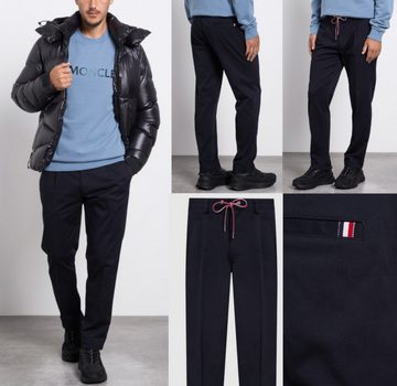 MONCLER Loungepants MONCLER Hose Tunnelzug Jogger Pleated Twill Trousers Garbadine Navy 48
