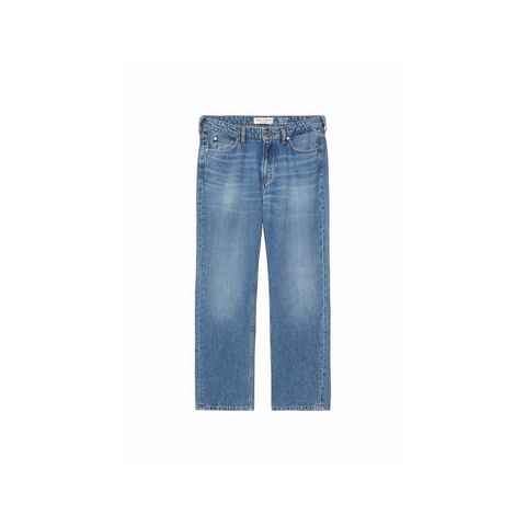 Marc O'Polo High-waist-Jeans mittel-blau lässig geschnitten (1-tlg)