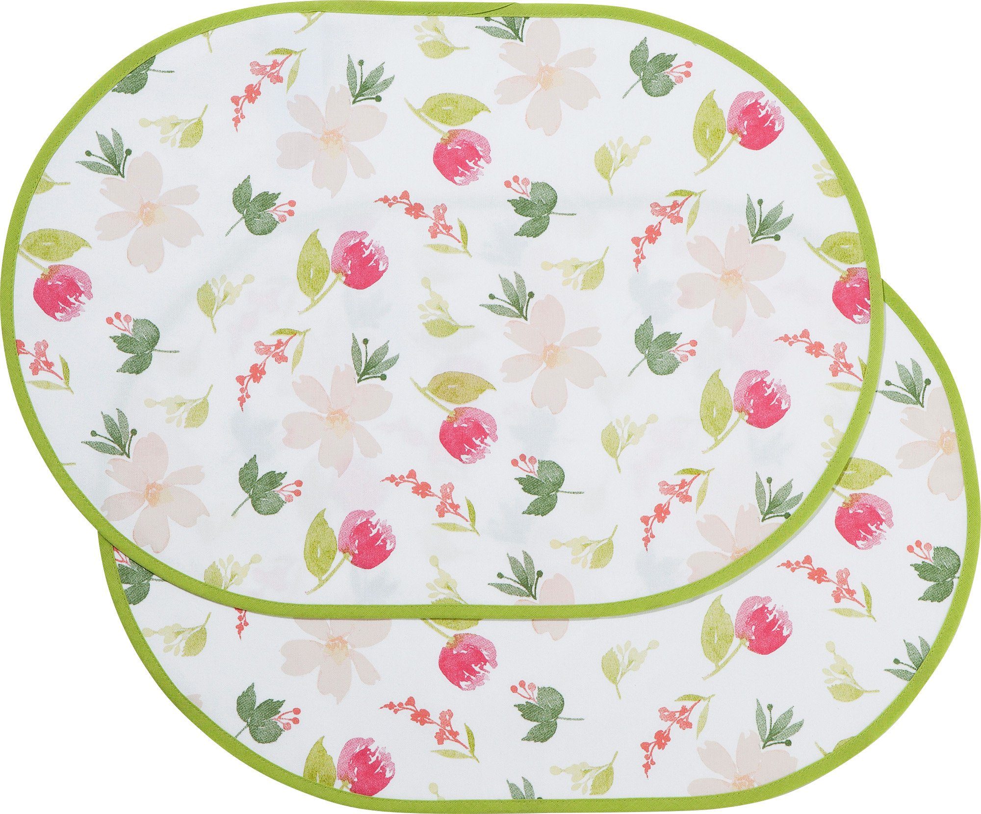 Platzset, Tischset 2er-Pack, Erwin Müller, (2-St), abwaschbar Blumen