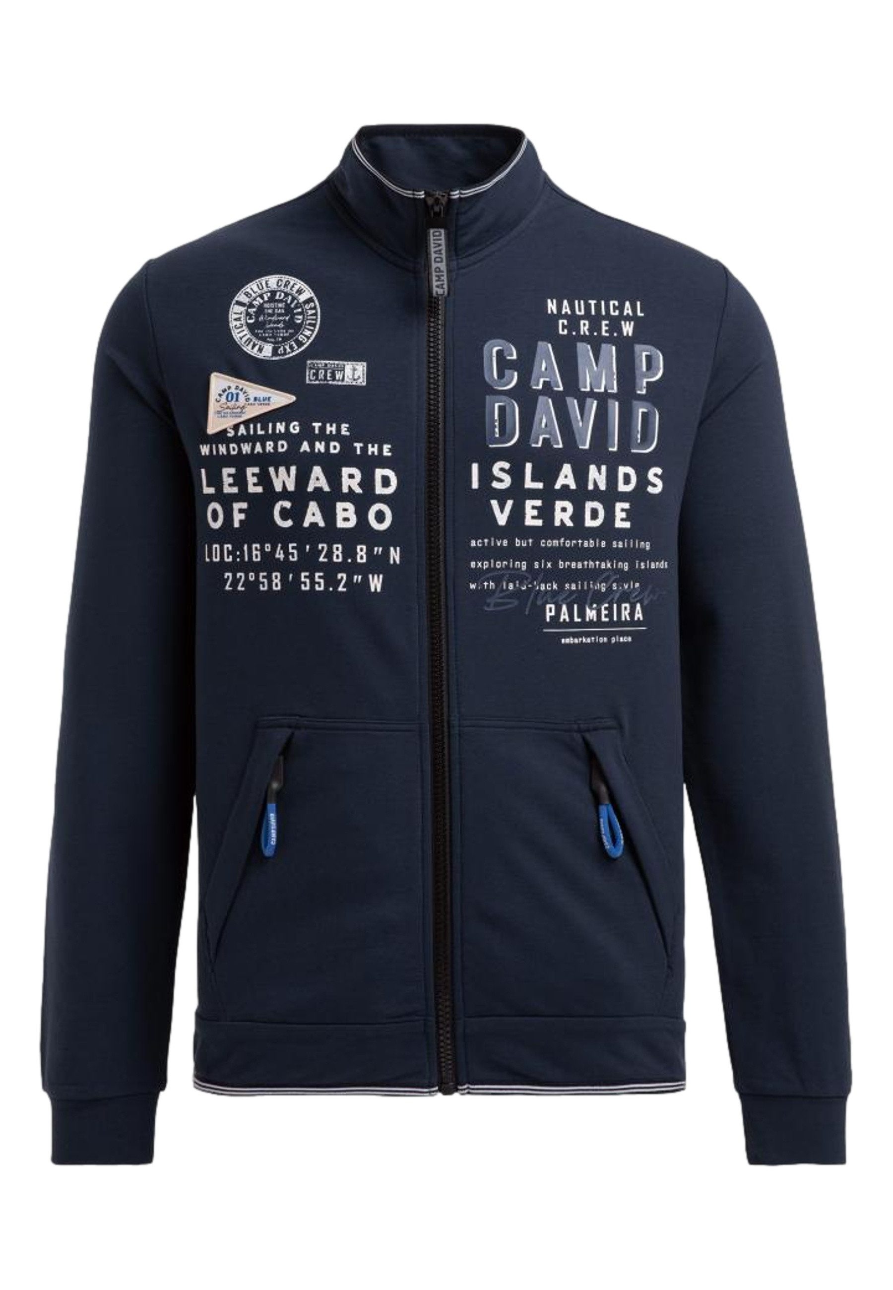 CAMP DAVID Sweatjacke Jacke Cabo Verde Sweatjacke (1-tlg)