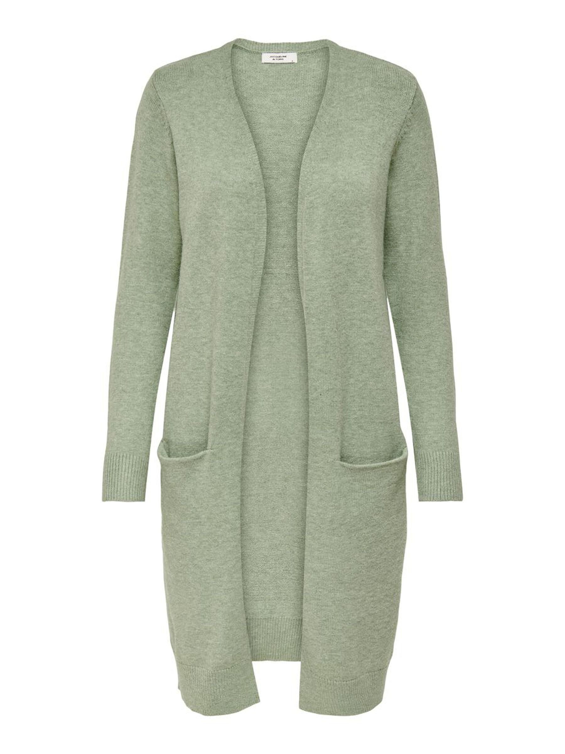 JACQUELINE de YONG Cardigan Strickjacke Cardigan Strickjakce für (1-tlg) Regular fit Normal unifarben wärmend Ohne Verschluss