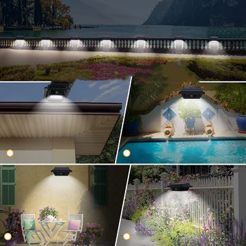 Home safety LED Dachrinnenleuchte 4Stk.40LED Solarleuchte, Bewegungsmelder