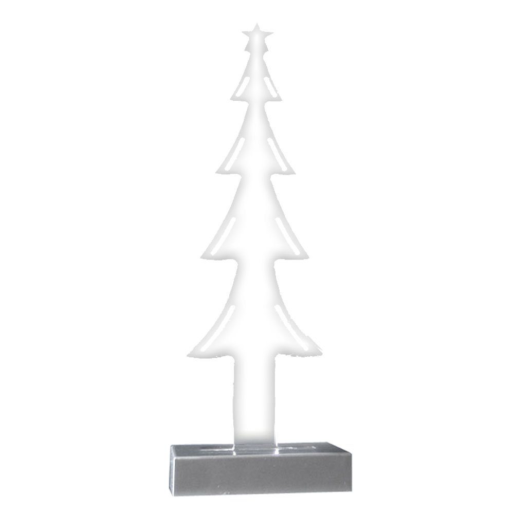 Weihnachtsbaum Dekolicht, Tree LED etc-shop LED Weihnachtsdeko Acrylo XMAS Effektleuchte