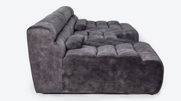 KAWOLA Big-Sofa TARA, Sofa Velvet Vintage versch. Farben