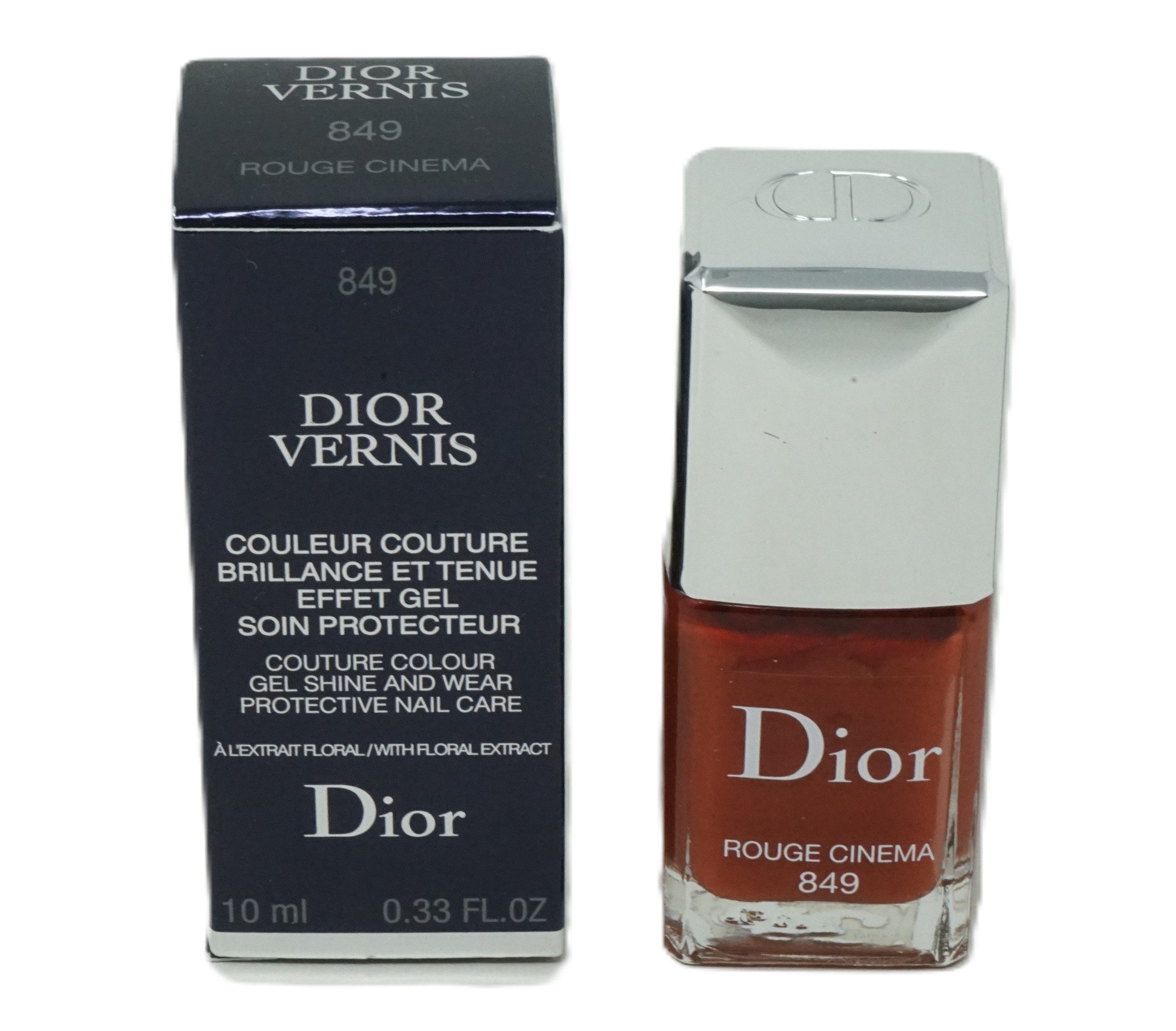 Nagellack Dior Vernis Protective Nail Care Nagellack 10 ml 849 Rouge Cinema