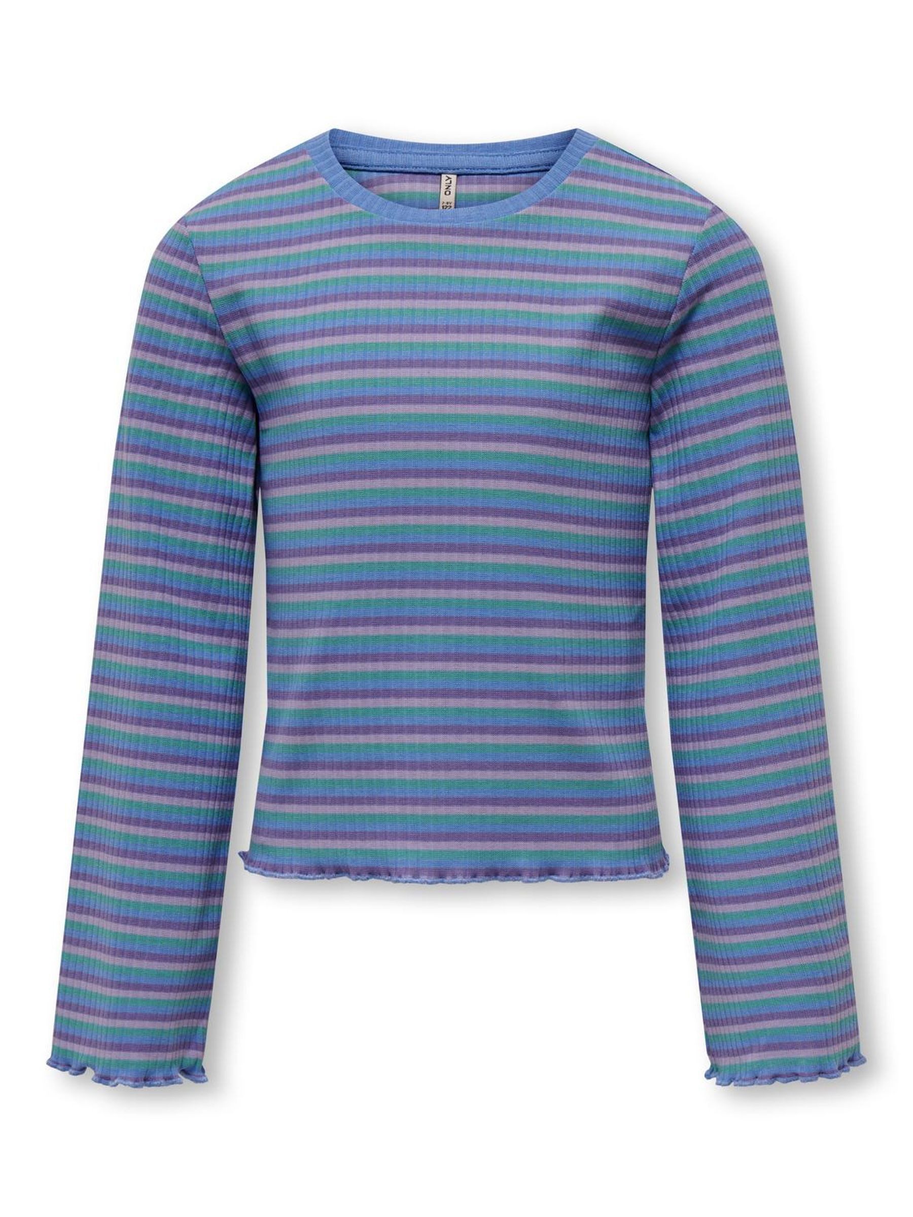 Langarmshirt KOGJOLLA L/S FLARED SHORT TOP JRS