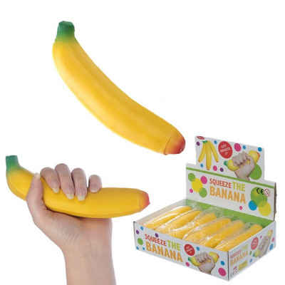 Puckator Massageball Antistress- Squishies Elastische Banane ca.17cm lang, 1-tlg.