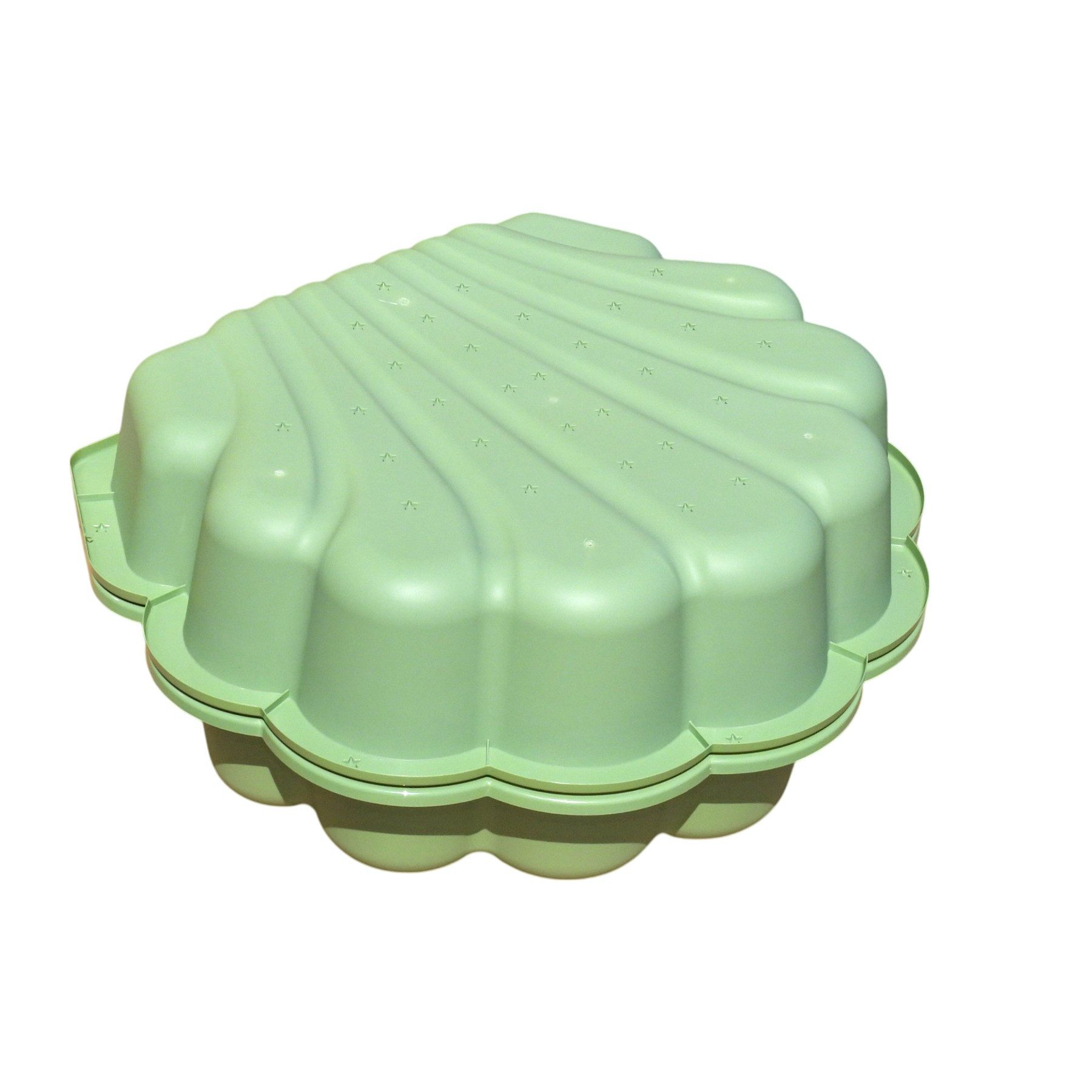 TikTakToo Sandkasten Wasser- und Sandmuschel oder Babypool oder Bällebad, (oder als Pool incl. Abdeckung oder mit Sandspielzeug, 2-tlg., als Sandlkasten incl. Abdeckung), 2 oder 6-teilig oder 7-teilig