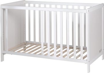 roba® Babymöbel-Set Style, (Spar-Set, 2-St., Kinderbett, Wickelregal), mit Kinderbett und Wickelregal