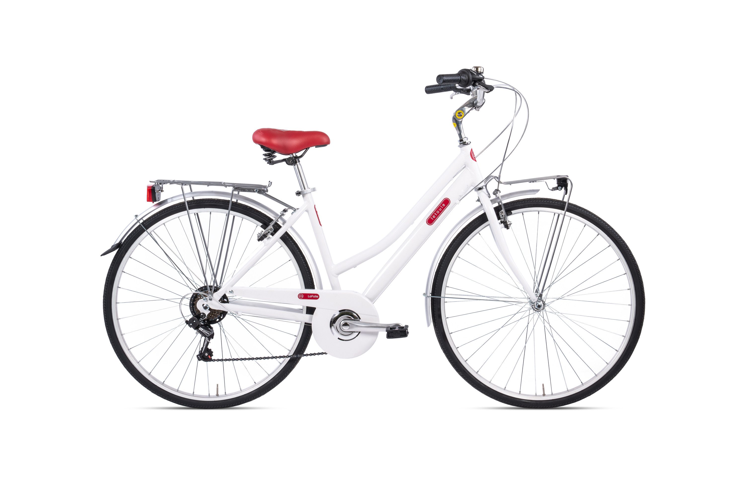 VENICE - I love Italy Cityrad, 6 Gang Shimano, Kettenschaltung, Cityfahrrad 28 Zoll LETOULE "LaFolie" Lady