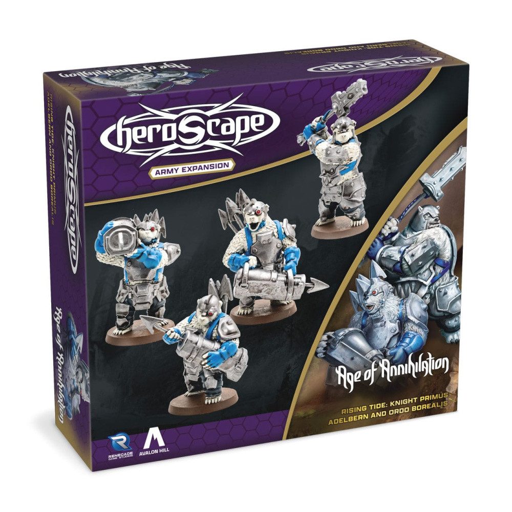 Renegade Spiel Heroscape Erweiterung Rising Tide - Knight Primus Adelbern & Ordo Bore