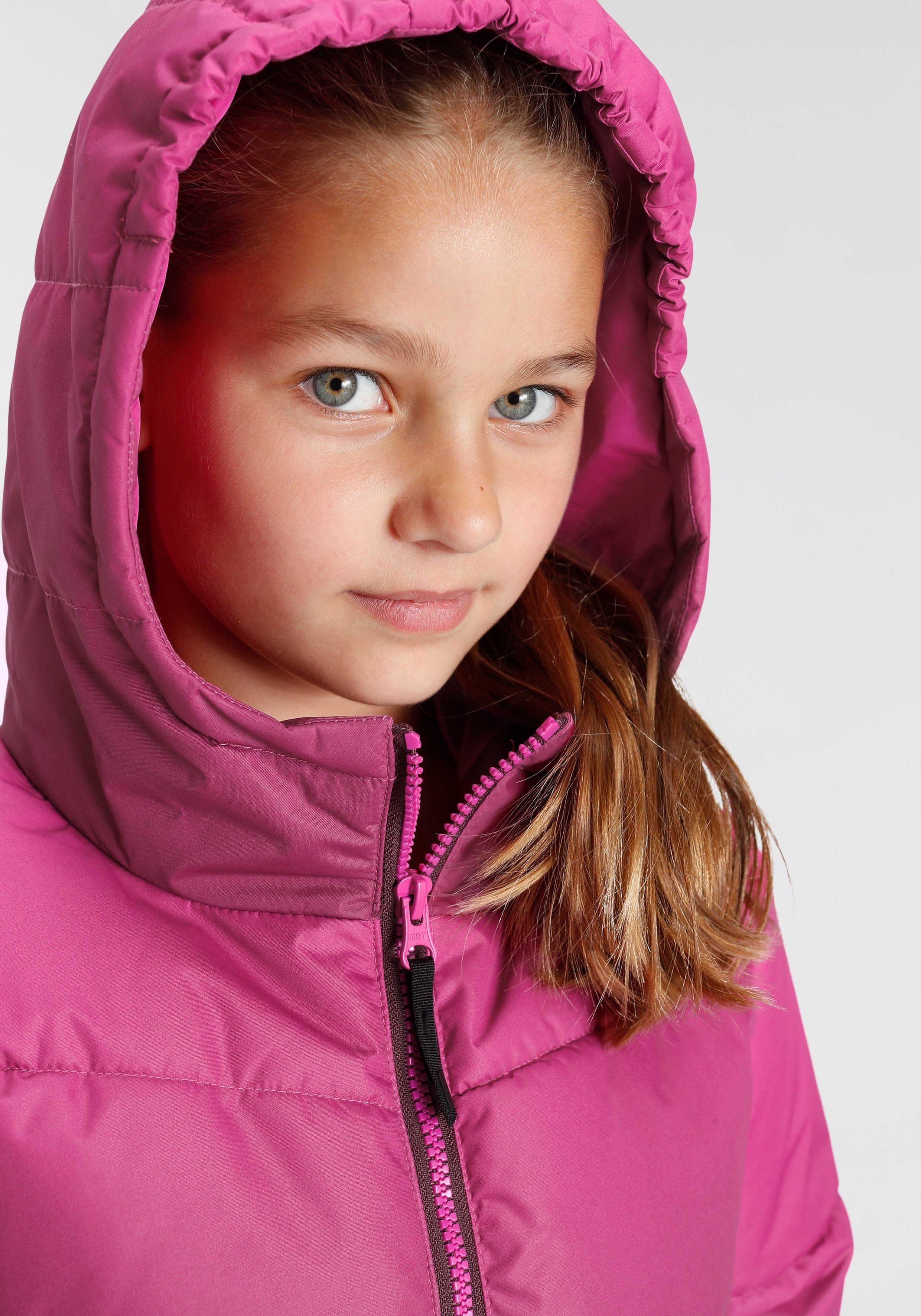 Icepeak & für Windabweisend Kinder pink - Steppjacke & Atmungsaktiv PIQEON Wasserabweisend JR