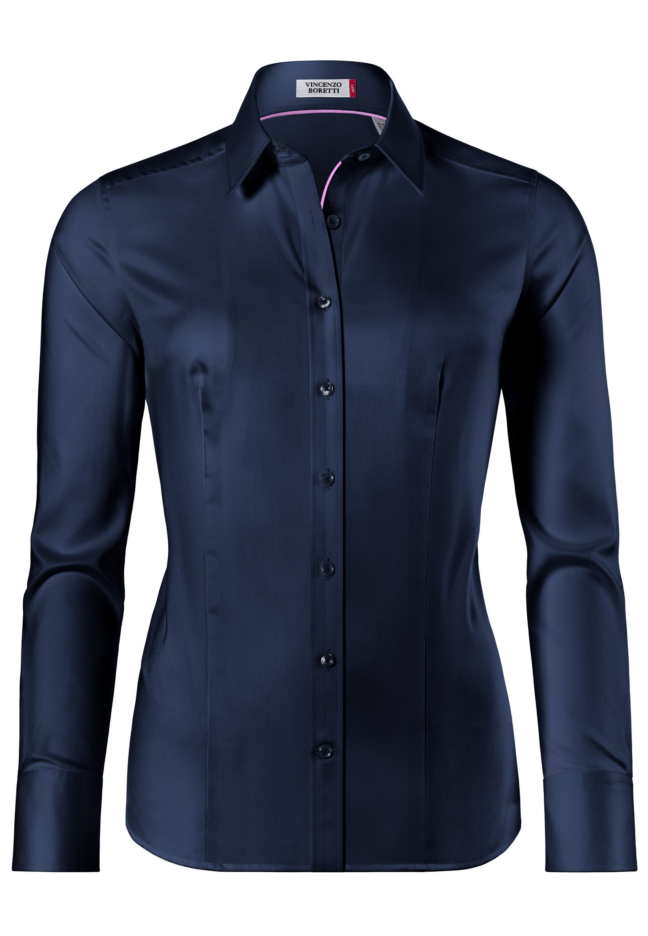 Klassische Bluse leicht tailliert soft