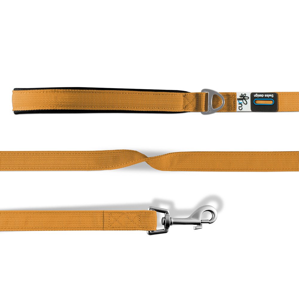 Curli Hundeleine Basic Leine Nylon orange