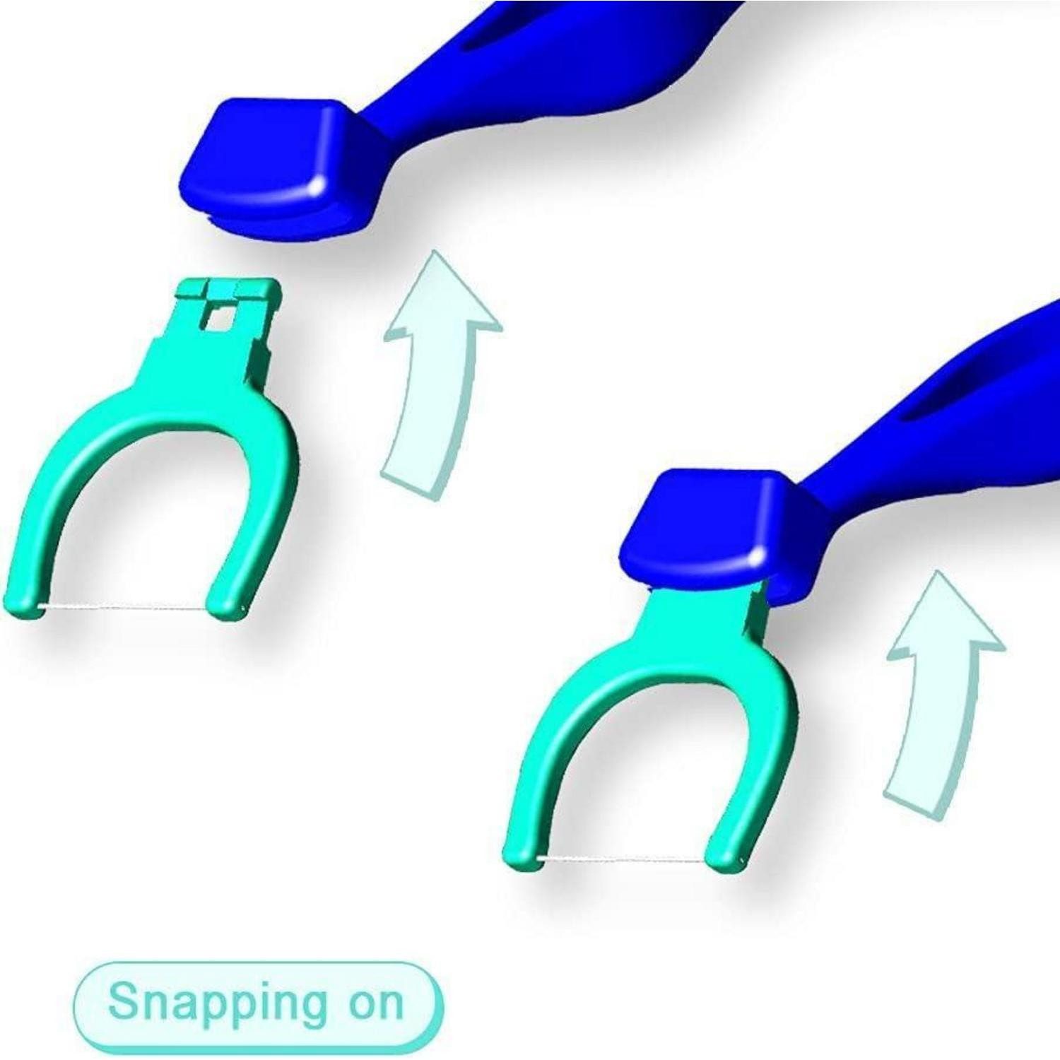 LuxusKollektion Zahnseide TEEsmile Evolutionary Clean Zahnseidenhalter 200 Stück