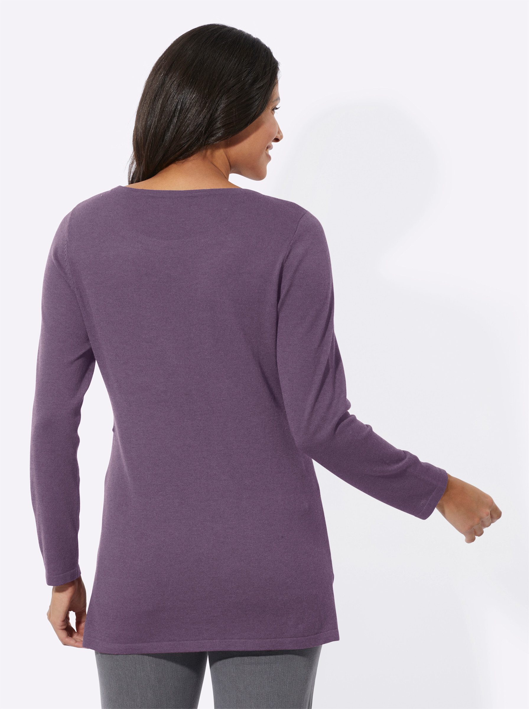 Sieh an! Strickpullover Longpullover . günstig online kaufen