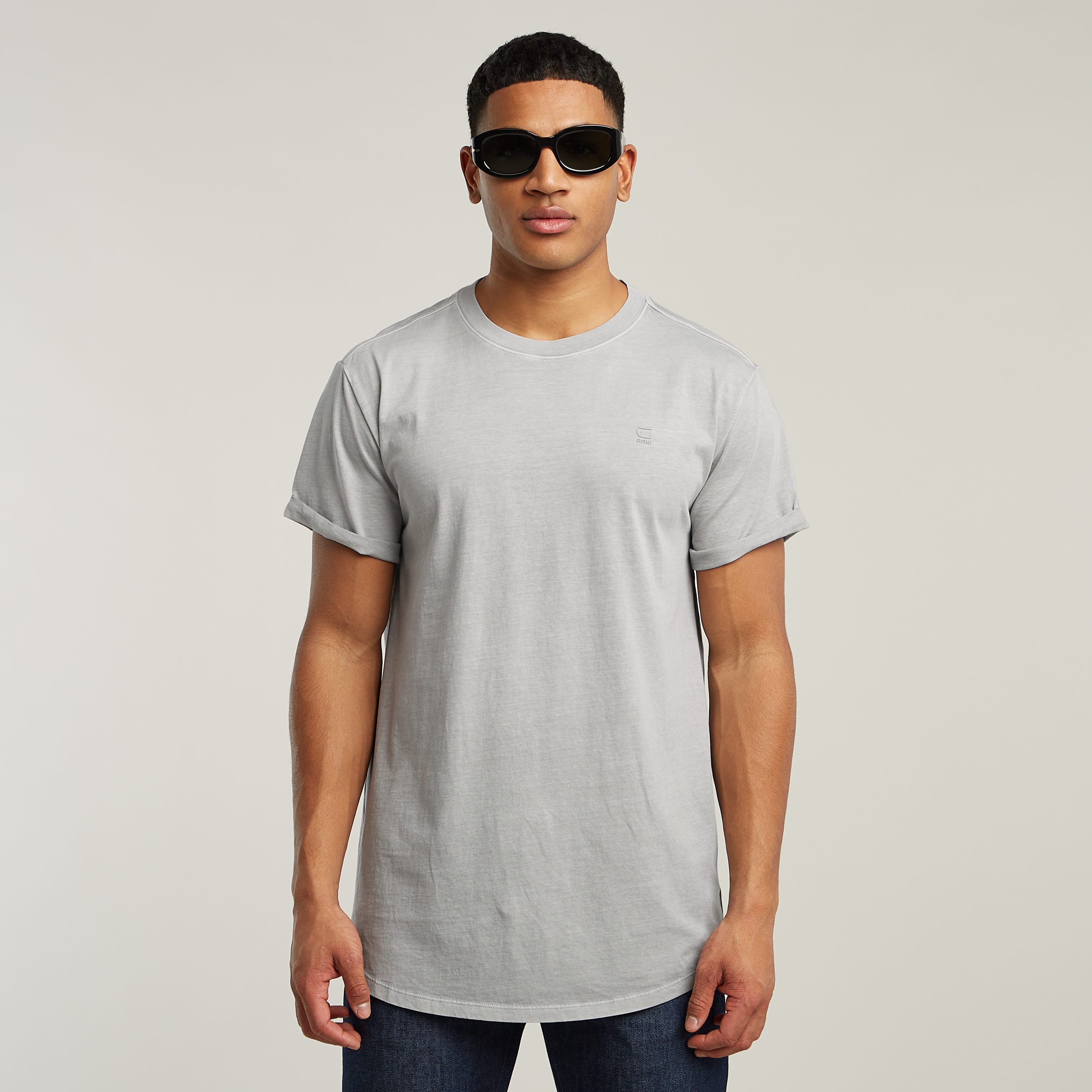 G-STAR Kurzarmshirt Lash Rundhals, Logoapplikation günstig online kaufen
