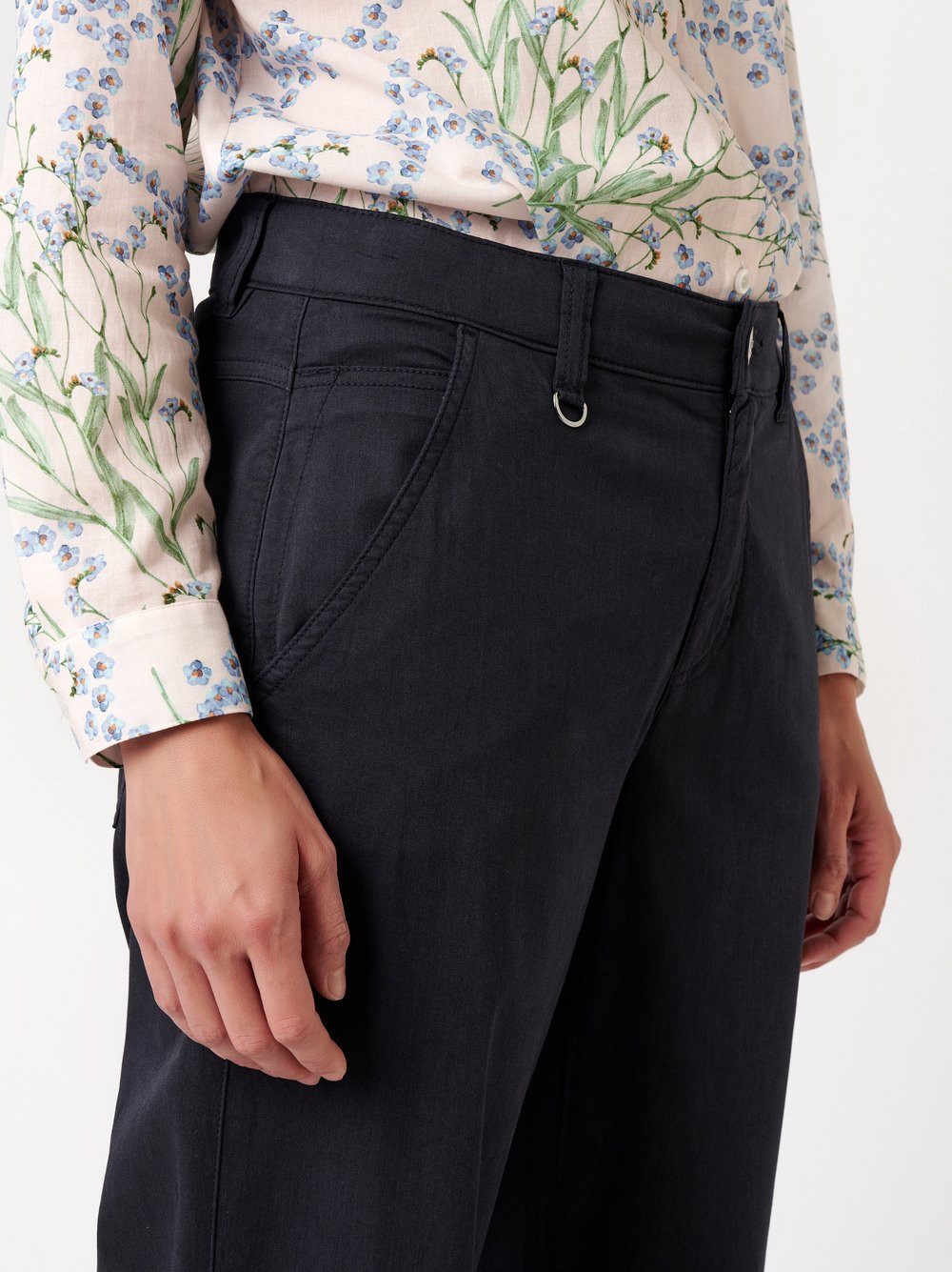TONI 5-Pocket-Hose Liv Wide aus Baumwollmix mit Modal, Regular-Fit - auch i günstig online kaufen