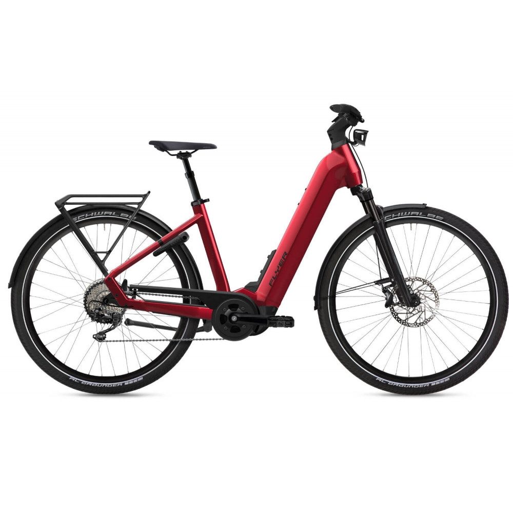 FLYER E-Bike Upstreet 7.10 Comfort 750 Wh Trekkingbike Mercury Red