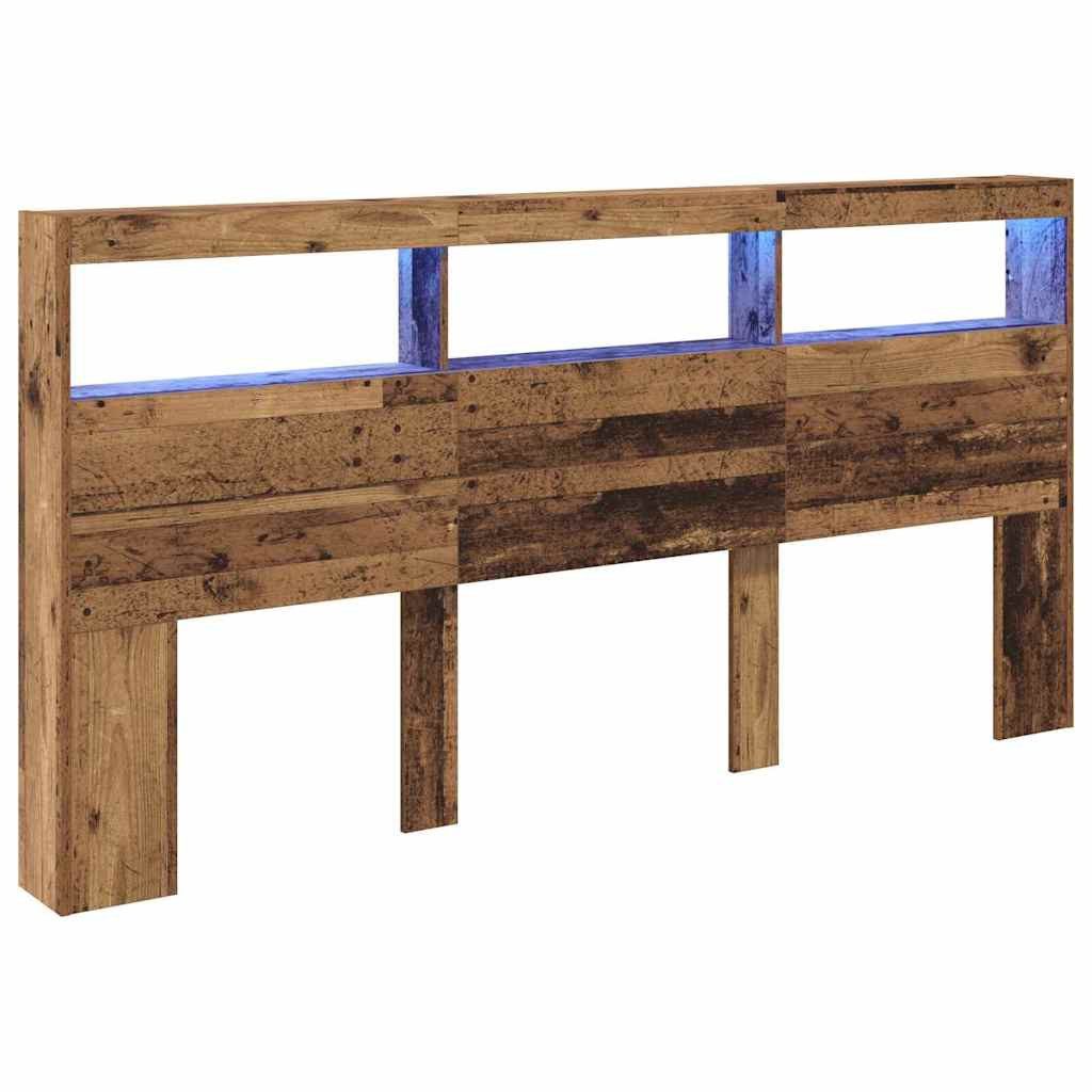 vidaXL Bett Kopfteil Altholz Holzwerkstoff (1-tlg)